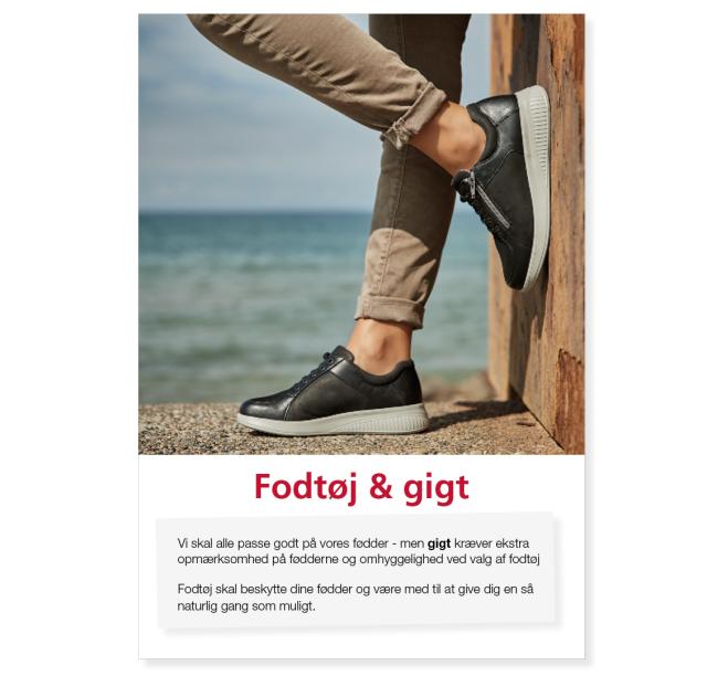 Fodtøj og gigt - læs vores pjece
