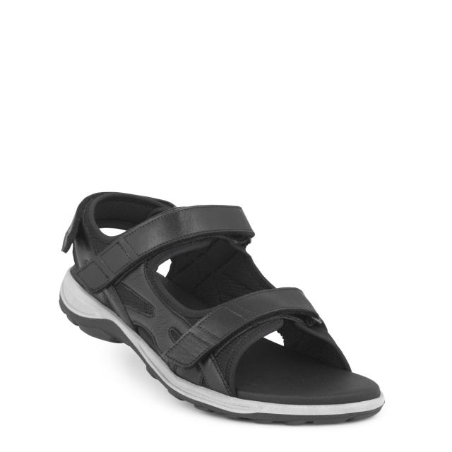 Sporty herresandal med regulerbare velcroremme