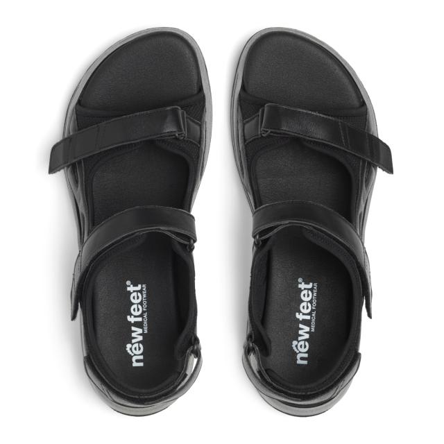 Sporty herresandal med regulerbare velcroremme