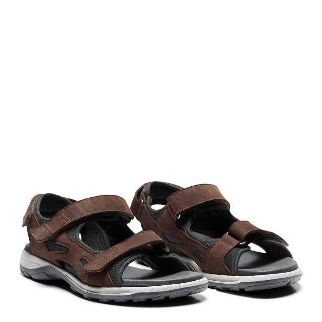Sporty herresandal med regulerbare velcroremme