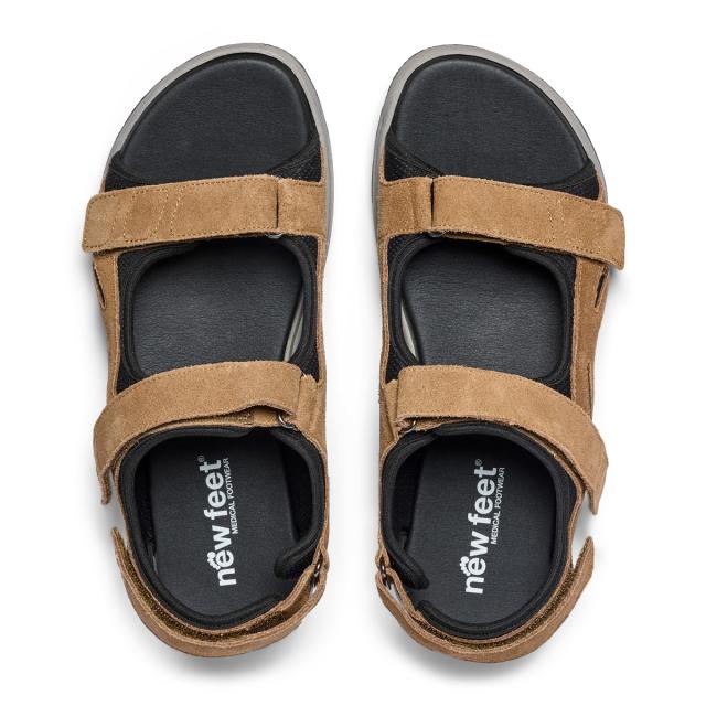 Sporty herresandal med regulerbare velcroremme