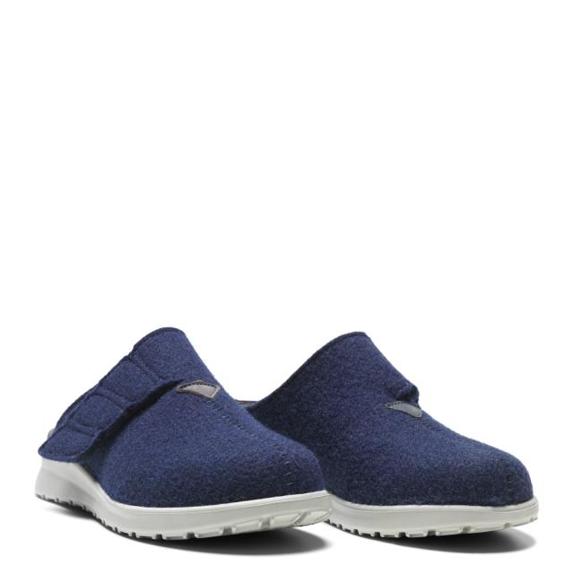 Slip-in hjemmesko med velcro til damer