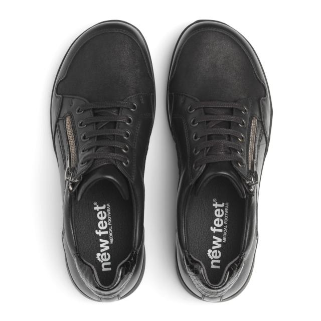 Snøresko til damer - med lynlåslukning