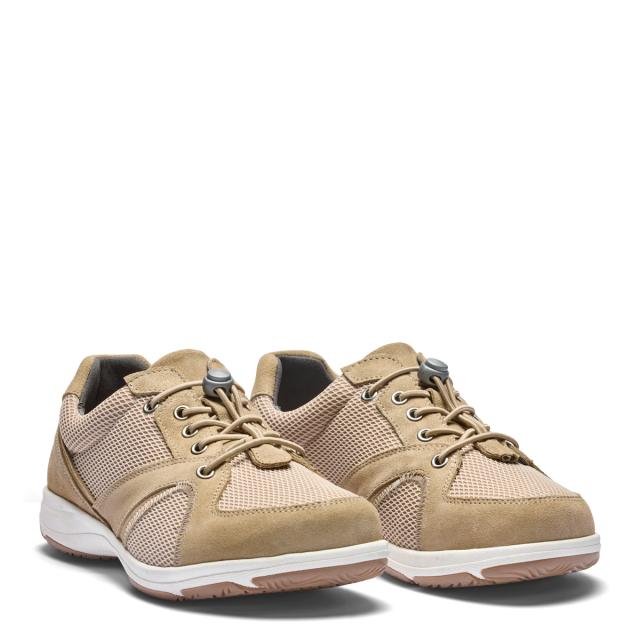 Damesneaker med elastiske snørebånd