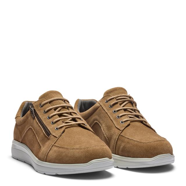 Sporty herresko med snøre og lynlås