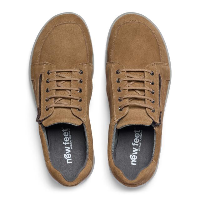 Sporty herresko med snøre og lynlås