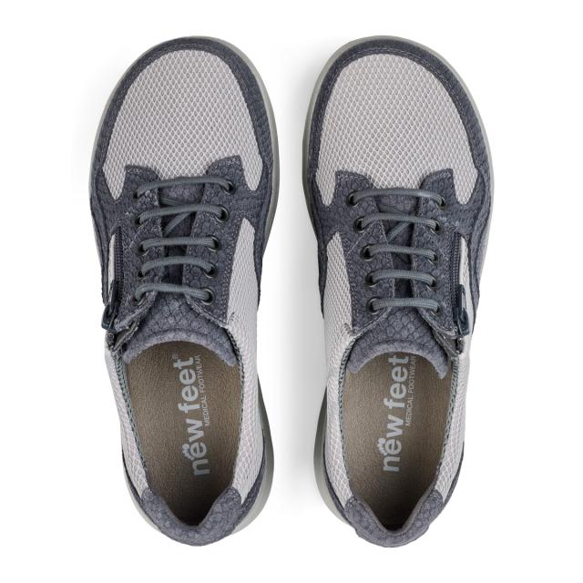 Snøresko med lynlåslukning - til damer