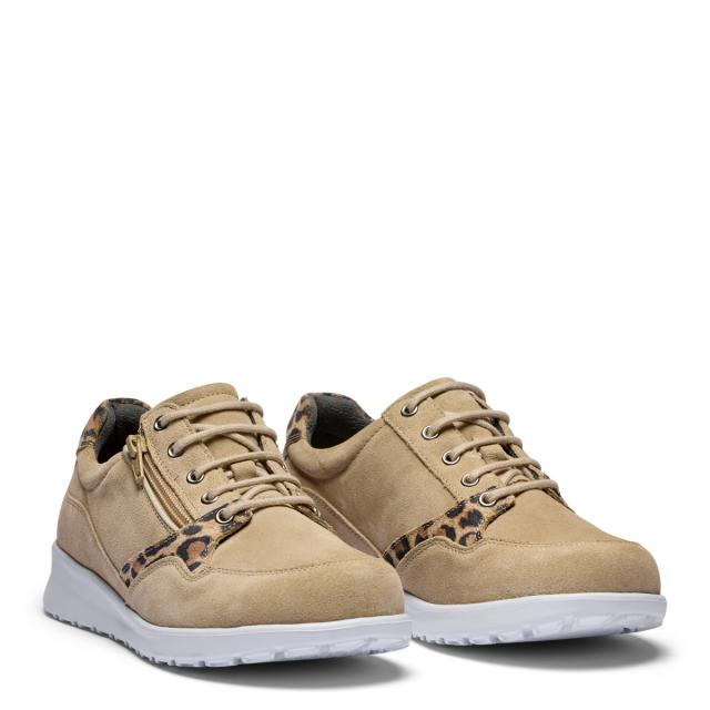 Snøresko med lynlåslukning - til damer