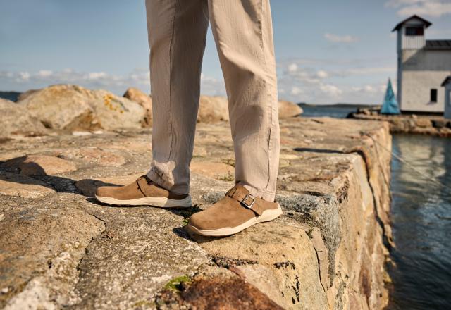 Slip-in med justerbart spænde - til herre