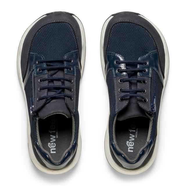 Sporty snøresko med lynlås - til damer