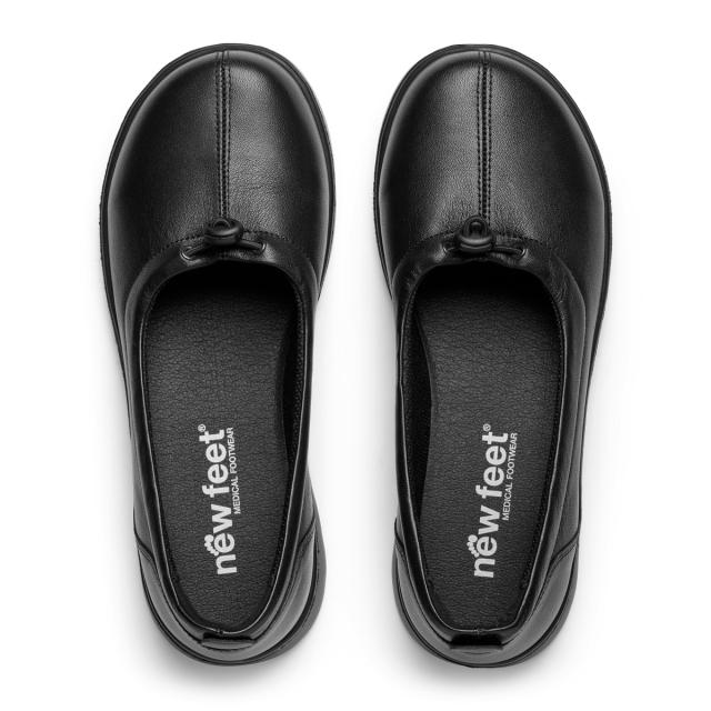 Komfortabel ballerina med fleksibel elastikkant