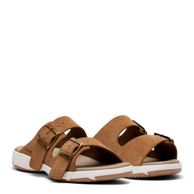 Slipper med sporty ydersål og to regulerbare spænder