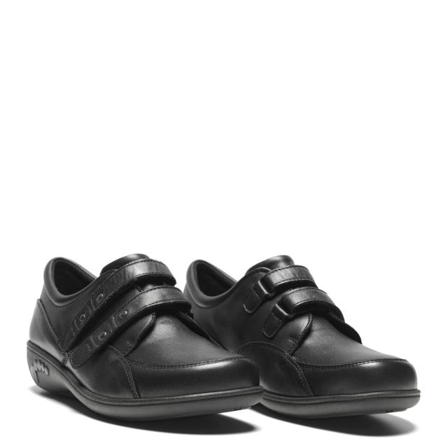 Klassisk sko med to justerbare velcroremme - til damer
